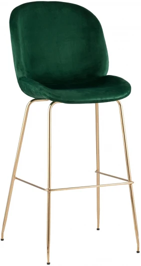 УТ000001772 Стул барный Stool Group Beetle со спинкой изумрудный УТ000001772
