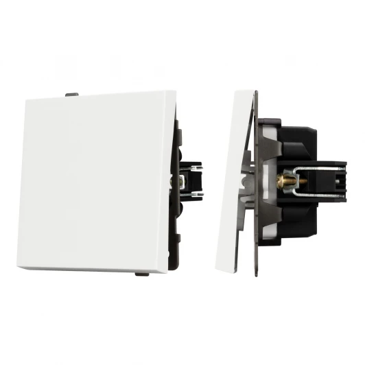 054570 Механизм выключателя одноклавишный непроходной SWT-TENDO-MK01-SFPL-WH (230V, 10A) (Arlight) 054570