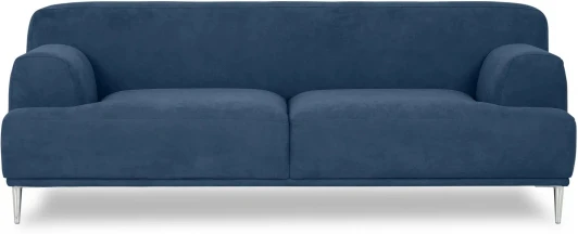 604115 Диван Portofino 2-х местный ОГОГО (арт.604115), (Рогожка/Синий)