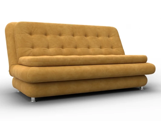 137627 Диван-книжка Лига-123 (Металл,ЛДСП,Брус,Доска,Велюр/Желтый) Лига Диванов 137627