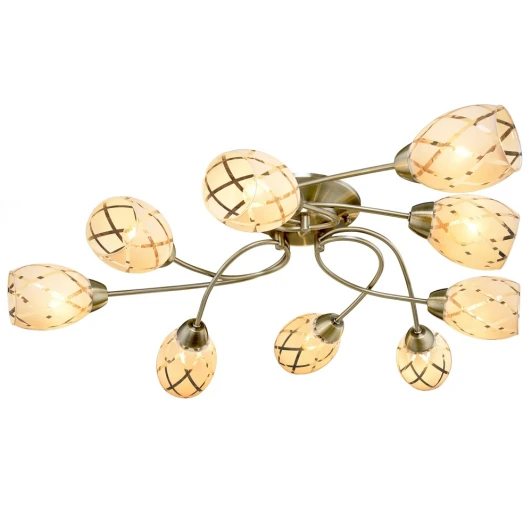 1-8837-9-AB E27 Потолочная люстра Максисвет Универсал 1-8837-9-AB E27