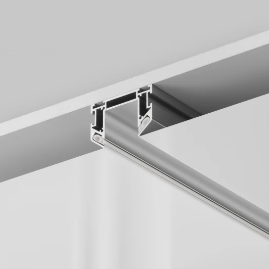 TRA005MP-312S Профиль для монтажа Trinity в натяжной ПВХ потолок, 2м (однофазный) Maytoni Technical TRA005MP-312S