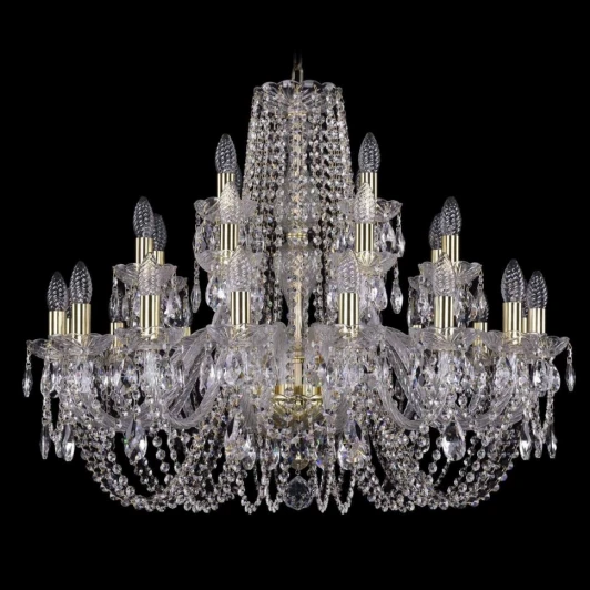 1402/16+8+4/300 G Подвесная люстра Bohemia 1402 1402/16+8+4/300/G