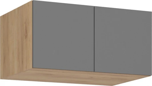 586588 Шкаф Woodville Широн 800 графит серый / дуб крафт золото арт.586588