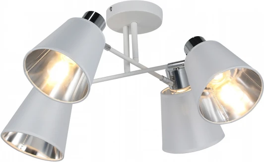 IL6116-4COU-79 WH CR Abelie Потолочная люстра на штанге ILLUMICO IL6116-4COU-79 WH CR Abelie