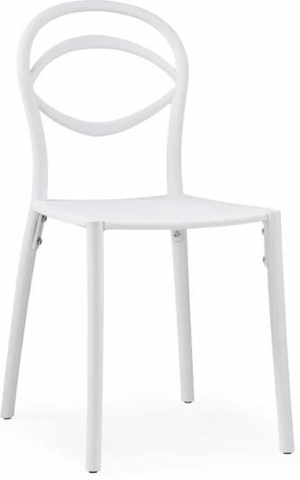 15739 Пластиковый стул Woodville Simple white