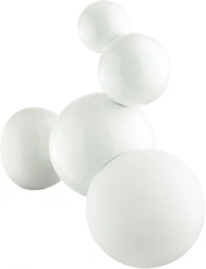 6565/1W Настенный светильник Lumion Blasen 6565/1W белый/белый матовый/металл/стекло E27 1*40W 220V (шарики)