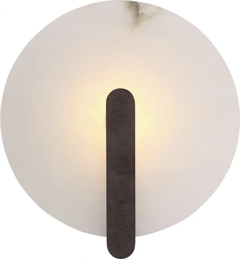 SL1195.701.01 Настенный светильник ST Luce Montre SL1195.701.01 патинированный металл/алебастр LED 1*5W 3000K (220V, круглые)