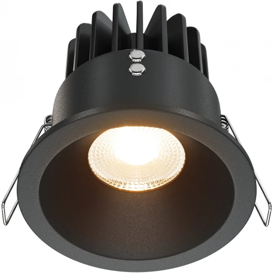 DL034-01-12W2.7K-B Точечный светильник встраиваемый Maytoni Zoom DL034-01-12W2.7K-B (LED, 220V, круглые, IP65)