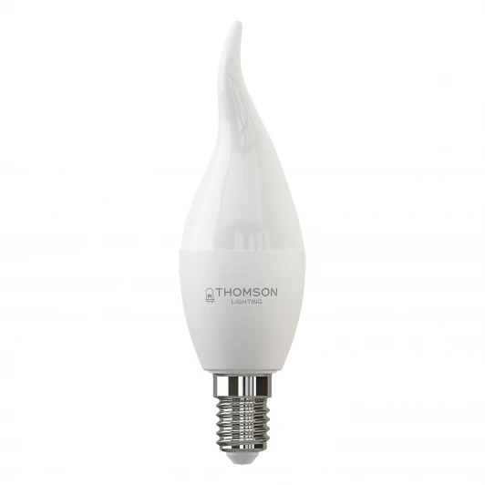 TH-B2030 Лампочка светодиодная белая свеча на ветру E14 10W Thomson Tail Candle TH-B2030