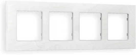 AF930104 Рамка Ambrella Volt ALFA Grand (Белый мрамор) 4-ая AF930104