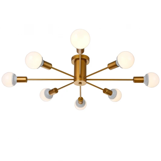 LOFT 75140/8C GOLD Потолочная люстра Natali Kovaltseva Loft 75140/8C GOLD
