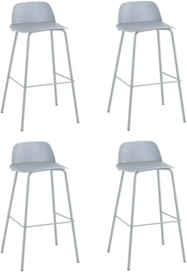 УТ000038330 Стул барный Mist серо-голубой 4 шт Stool Group (арт.УТ000038330)
