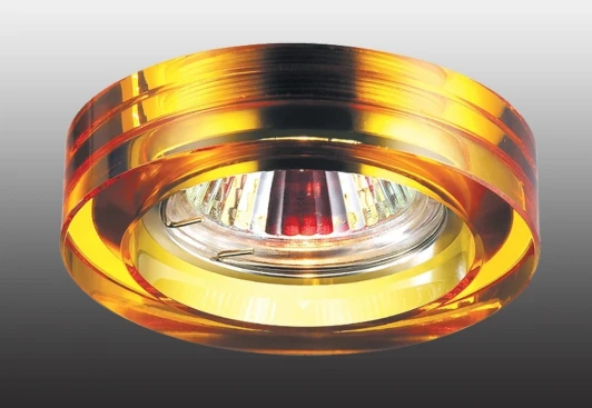 369480 Встраиваемый точечный светильник Novotech Glass 369480