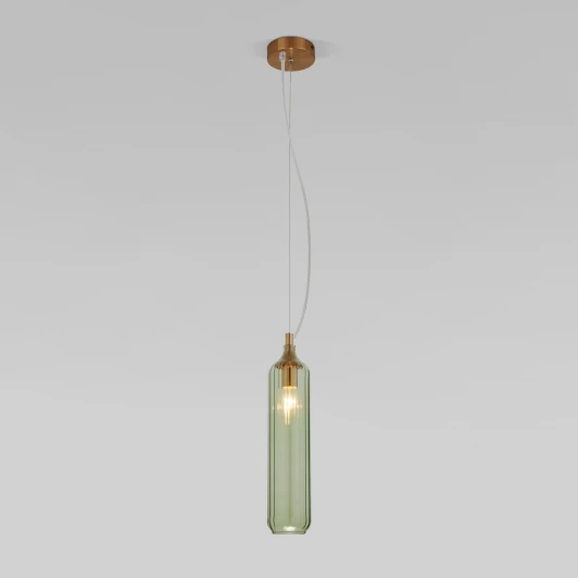 50252/1 зеленый Светильник подвесной Eurosvet Siesta 50252/1 зеленый (220V, на тросе, круглые)