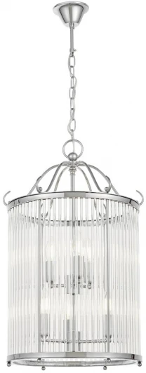 LDP 1235-6 CHR Подвесная люстра Lumina Deco LDP 1235-6 CHR (220V, на цепи, клетка)