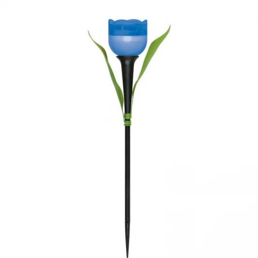 USL-C-454/PT305 BLUE TULIP Грунтовый светильник на солнечной батарее Uniel USL-C-454/PT305 BLUE TULIP (LED, цветы)