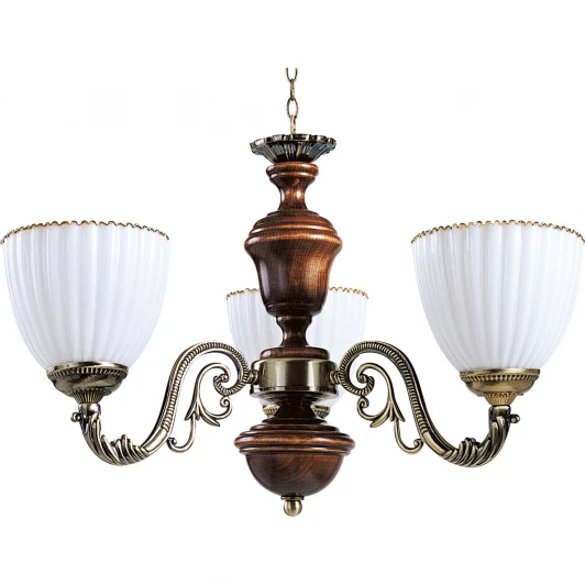 853-03-03 красное дерево+бронза Подвесная люстра N-Light 853 853-03-03 красное дерево+бронза