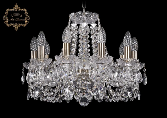 11.11.10.165.Br.Sp Подвесная люстра Art Classic 11.11 11.11.10.165.Br.Sp (220V, хрусталь, на цепи, подсвечник, свеча)