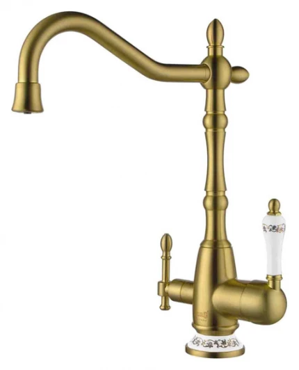 ZR 312 YF-50-BR Смеситель Zorg Sanitary ZR 312 YF-50-BR для кухонной мойки