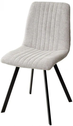 629M04988 Стул ELVIS WZ2042-02 светло-бежевый фактурный велюр/ черный каркас M-City 629M04988