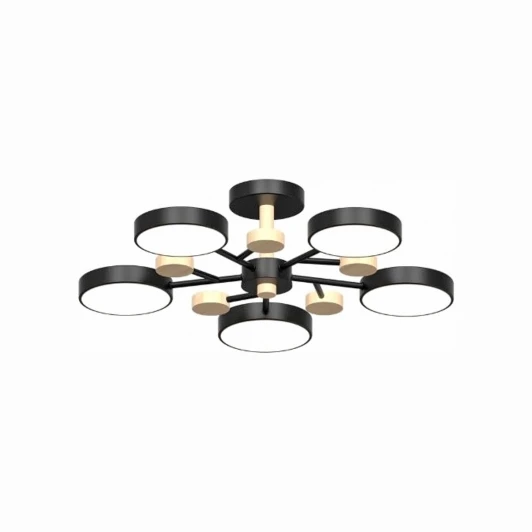 L3204-620 BK Потолочная люстра светодиодная на штанге LED4U LED4U L3204-620 BK