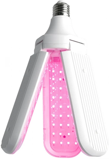 48444 Лампа светодиодная 3-х лепестковая Feron 48444 LB-7000 E27 30W красно-синий спектр