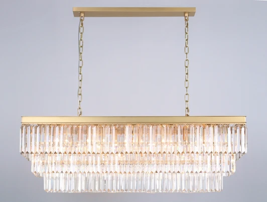 31116/S brass new Подвесная люстра хрустальная 31116/S brass new