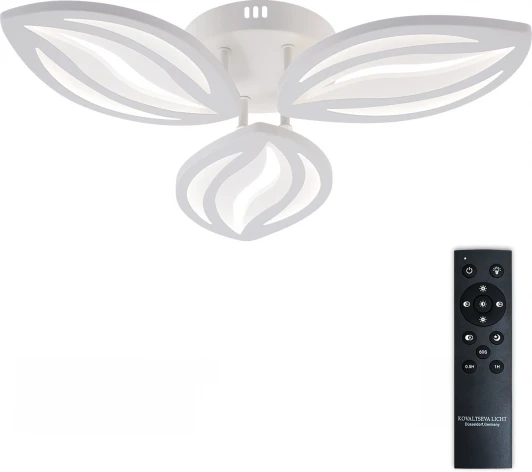 LED LAMPS 81456 Потолочная люстра светодиодная с пультом ДУ 60W, белый, LED Natali Kovaltseva Sm LED LAMPS 81456