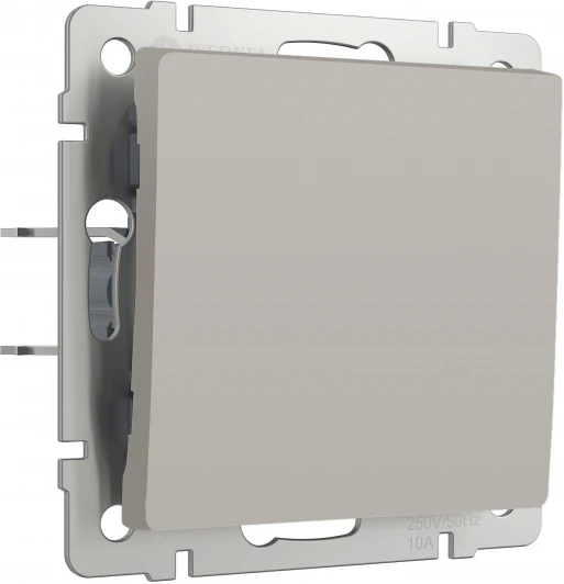 W1212004 Выключатель одноклавишный проходной (дымчатый) Werkel W1212004