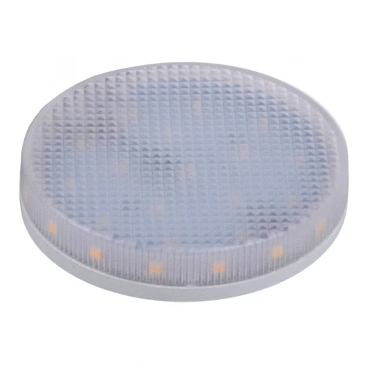 LED-GX53-7W/4000K+3000K/GX53/PR PLB02WH Лампочка светодиодная таблетка прозрачная GX53 7W 3000-4000K Uniel LED-GX53-7W/4000K+3000K/GX53/PR PLB02WH