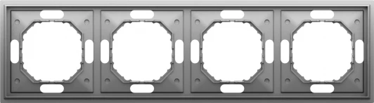 DS21459 Рамка 4-я, серый графит Donel S08 DS21459