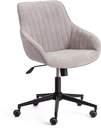 19960 Компьютерное кресло игровое Tetchair DUBLIN (Велюр/Светло-серый)