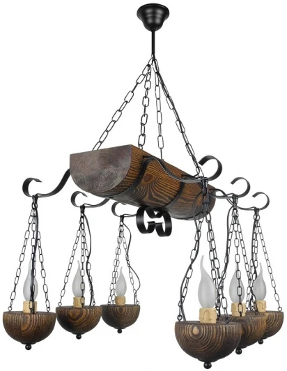 Геркулес-6 Подвесная люстра Тарьсма Геркулес Геркулес-6 (220V, на цепи, подсвечник, свеча)