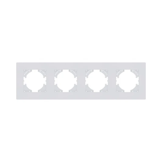 AT4WM Рамка 4-постовая белый матовый Kollinger Aspekt AT4WM