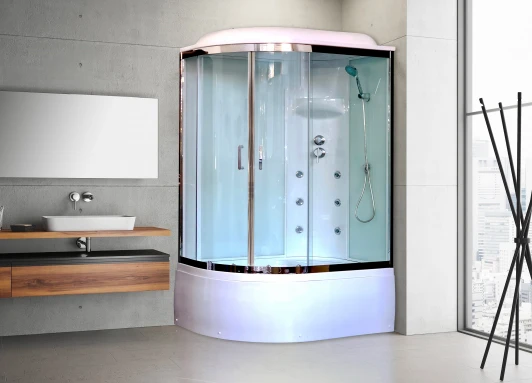 RB8120BK3-WT-CH-R Душевая кабина Royal Bath RB8120BK3-WT-CH-R