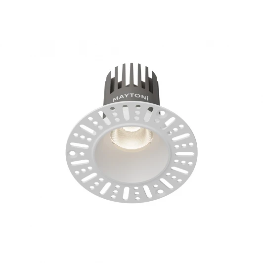 DL124-10W-4K-TRS-W Встраиваемый светильник под гипсокартон светодиодный Maytoni Dip DL124-10W-4K-TRS-W