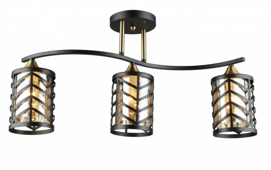 MD.5943-3-S-BK+COP Потолочная люстра Imex MD.5943-3-S-BK+COP