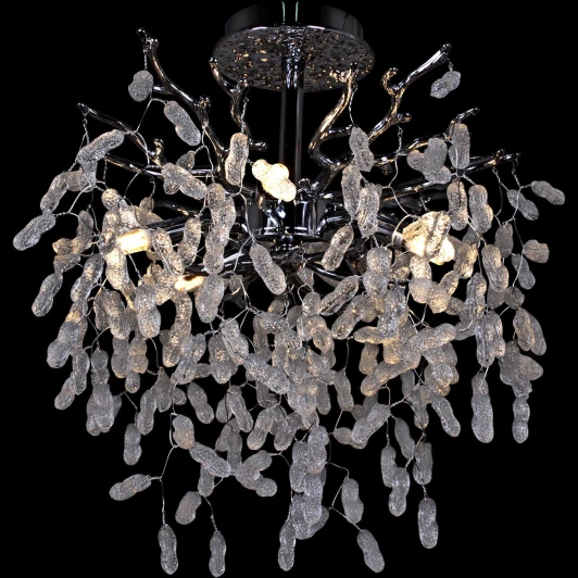 33029-0.4-380 CH Потолочная люстра на штанге хрустальная Reluce 33029-0.4-380 CH (220V)