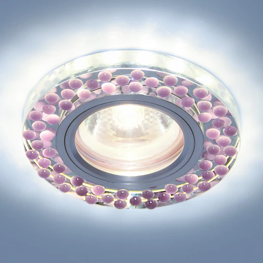 2194 MR16 SL/VL зеркальный/фиолетовый Встраиваемый точечный светильник Elektrostandard 2194 MR16 SL/VL зеркальный/фиолетовый