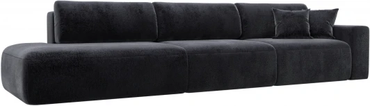 127703 Диван прямой Лига-036 НПБ Модерн Лонг подлокотник справа Лига Диванов (Велюр) арт.127703