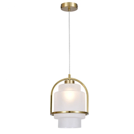 V000595 Подвесной светильник (11069/1P White) Indigo Aura V000595 (220V, на проводе, круглые)