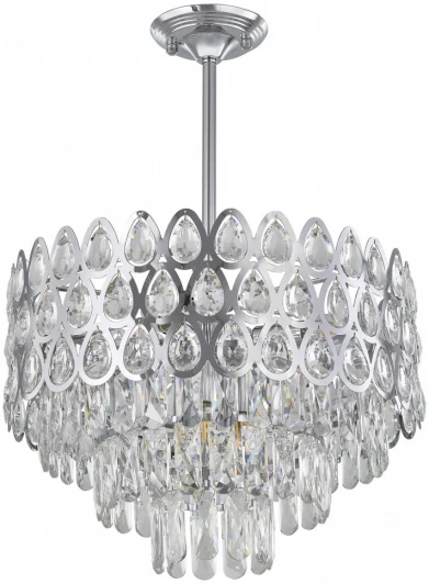 372019/7/300/460 CR Потолочная люстра хрустальная на штанге Arte Milano Sorrento-2019 372019/7/300/460 CR (220V)