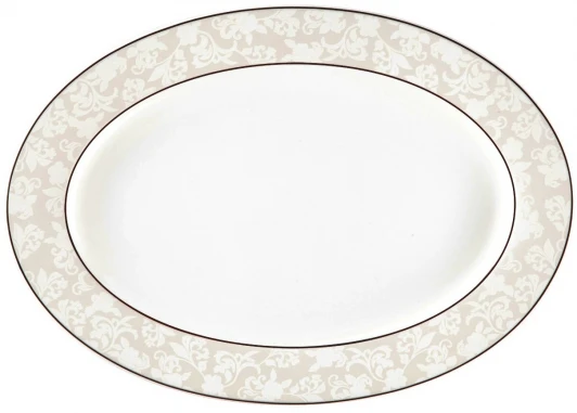 905 Блюдо овальное Пион белый 31 см арт. 905 905 Royal Aurel