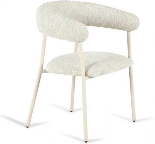 907468 Обеденный стул FRAME ОГОГО Обстановочка! (Металл,Мех/Бежевый) арт.907468