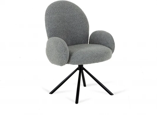 907768 Компьютерное кресло Traverse ОГОГО Обстановочка! (Металл,Букле/Серый) арт.907768