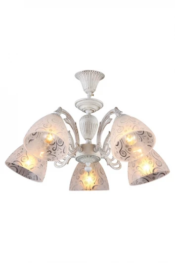 MARTINEZ II 75030-5C WHITE Потолочная люстра Natali Kovaltseva Martinez II 75030-5C WHITE