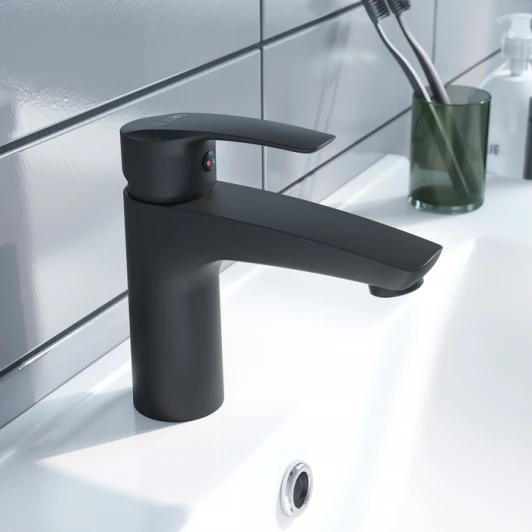RAYBL00i01 Смеситель IDDIS Ray RAYBL00i01 для раковины, черный