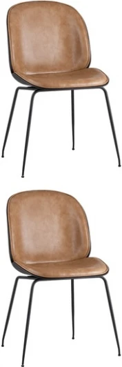 УТ000037558 Стул Beetle PU бежевый 2 шт Stool Group (арт.УТ000037558)