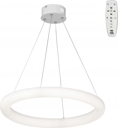 V2543DT-0/1S Подвесной светильник с ПДУ светодиодный LED 69Вт, 2700-6500К Vitaluce V2543DT-0/1S кольцо (220V, на тросе, кольцо)